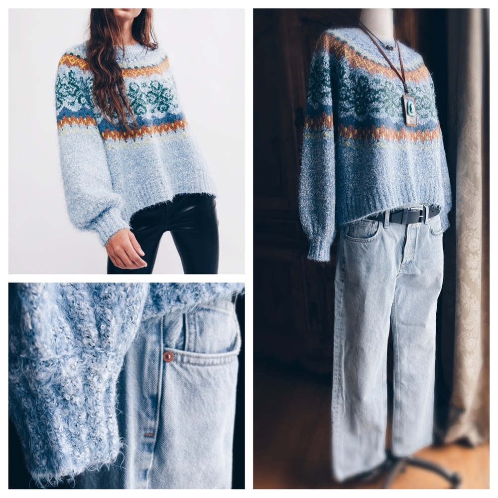 Free People Festive Frost Sweater - Picture 9 of 16